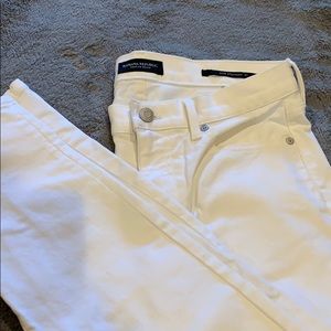Banana republic white jeans.